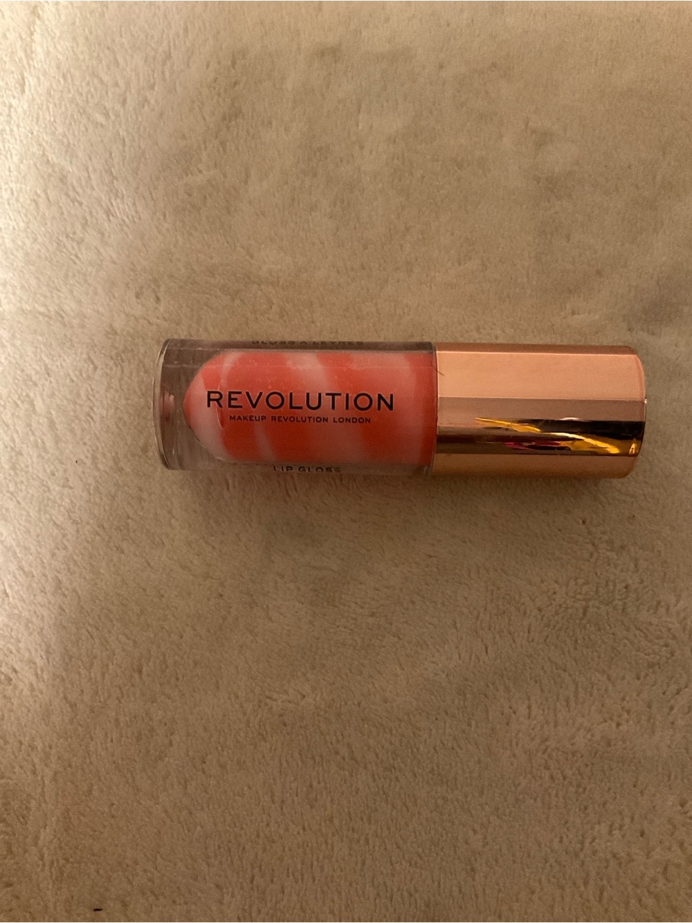 Revolution Lip Gloss in Coral Peach